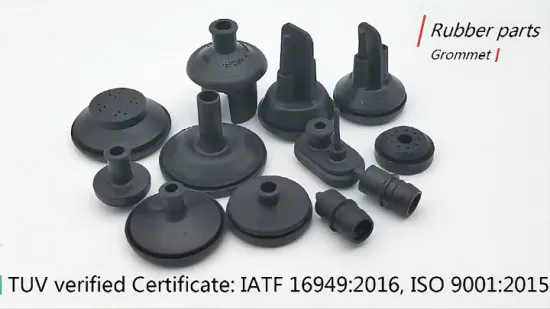 ISO9001 IATF 16949: 2016 EPDM certificado Resistencia al envejecimiento Cable de caucho Cableado de silicona Ojal para automoción y electrónica