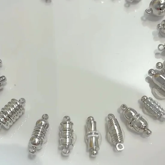 Botones magnéticos redondos de diamantes de imitación negros/dorados/plateados Botones magnéticos